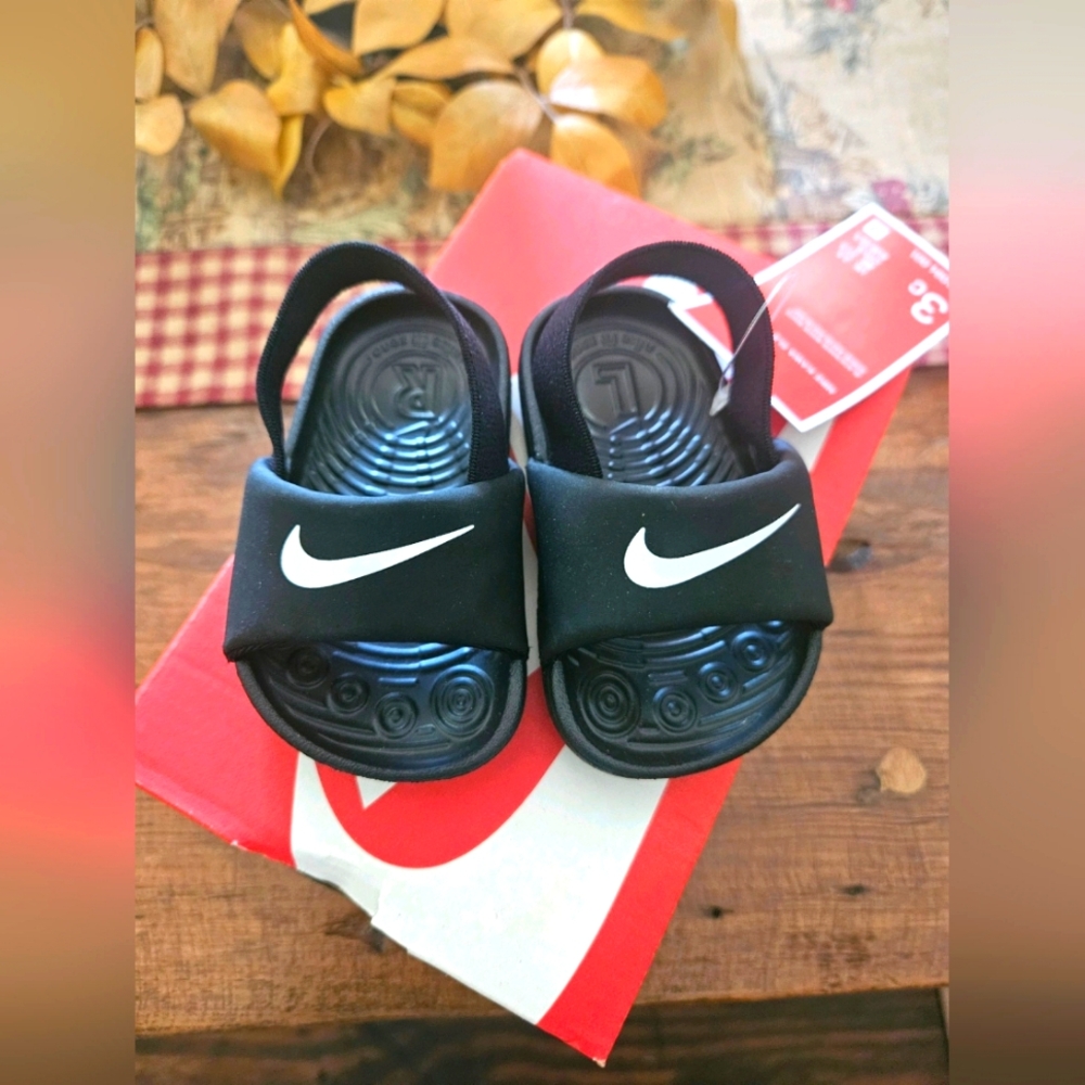 NEW Nike Kawa Infant Slides 3